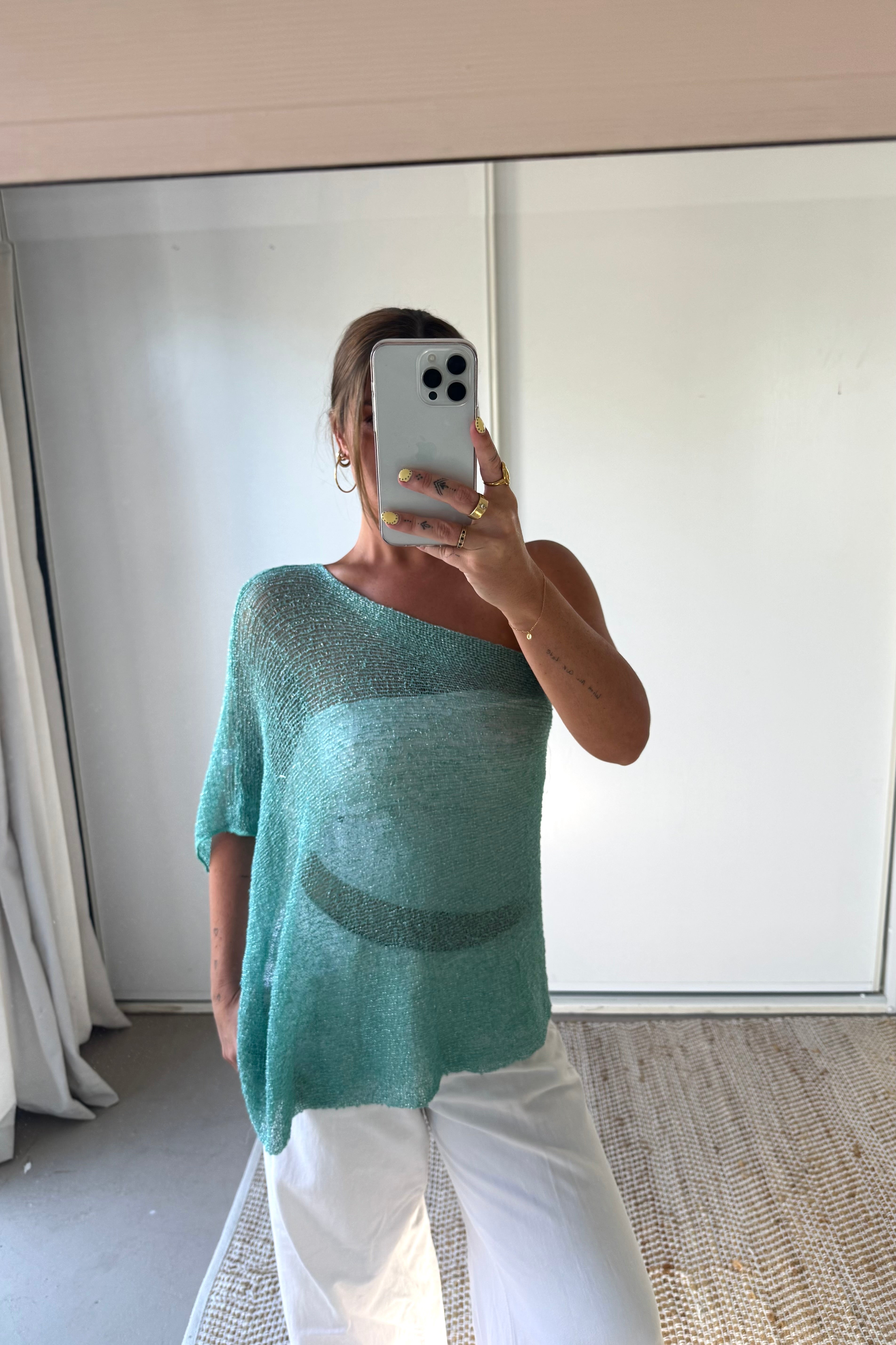 PANTAI KNIT AQUA